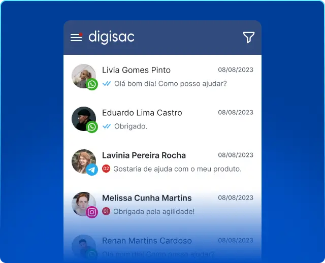 Atendimento multicanal