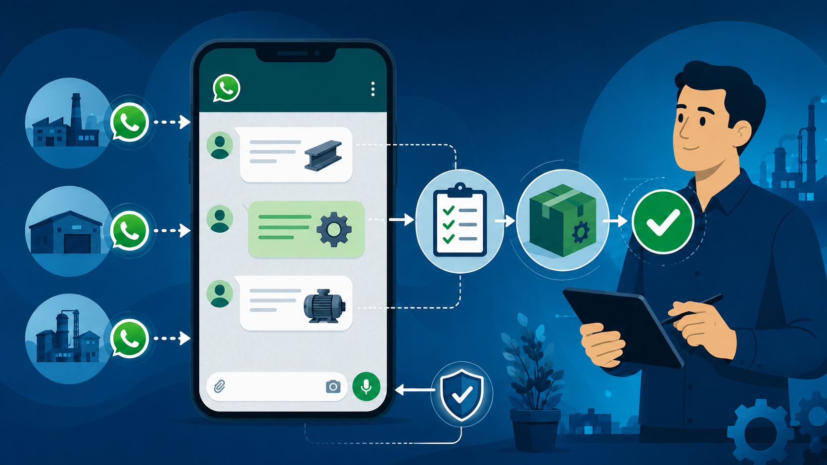 Como indústrias que vendem por representantes podem evitar perda de pedidos no WhatsApp