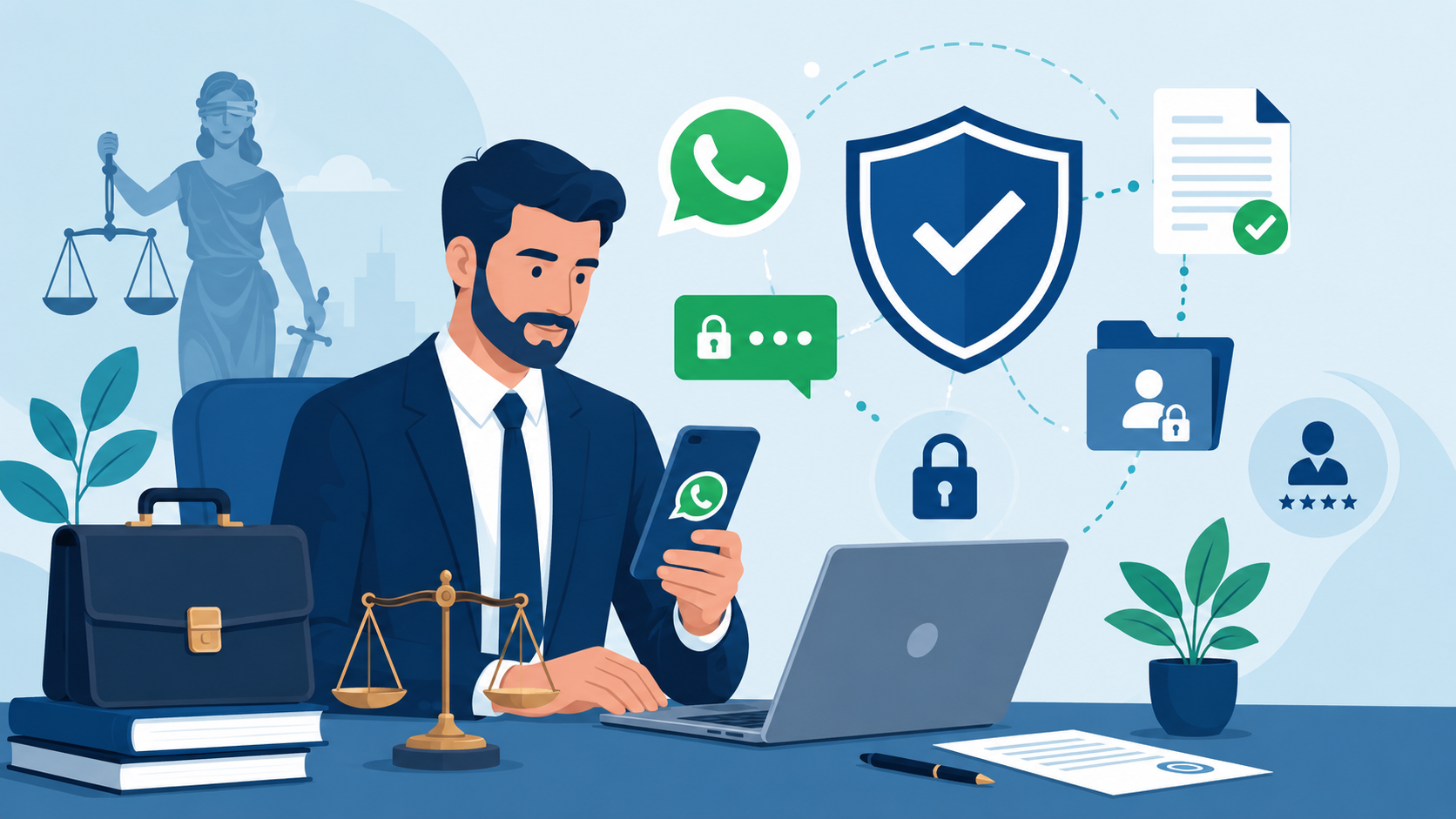 LGPD não proíbe WhatsApp: o que a lei realmente exige dos escritórios de advocacia