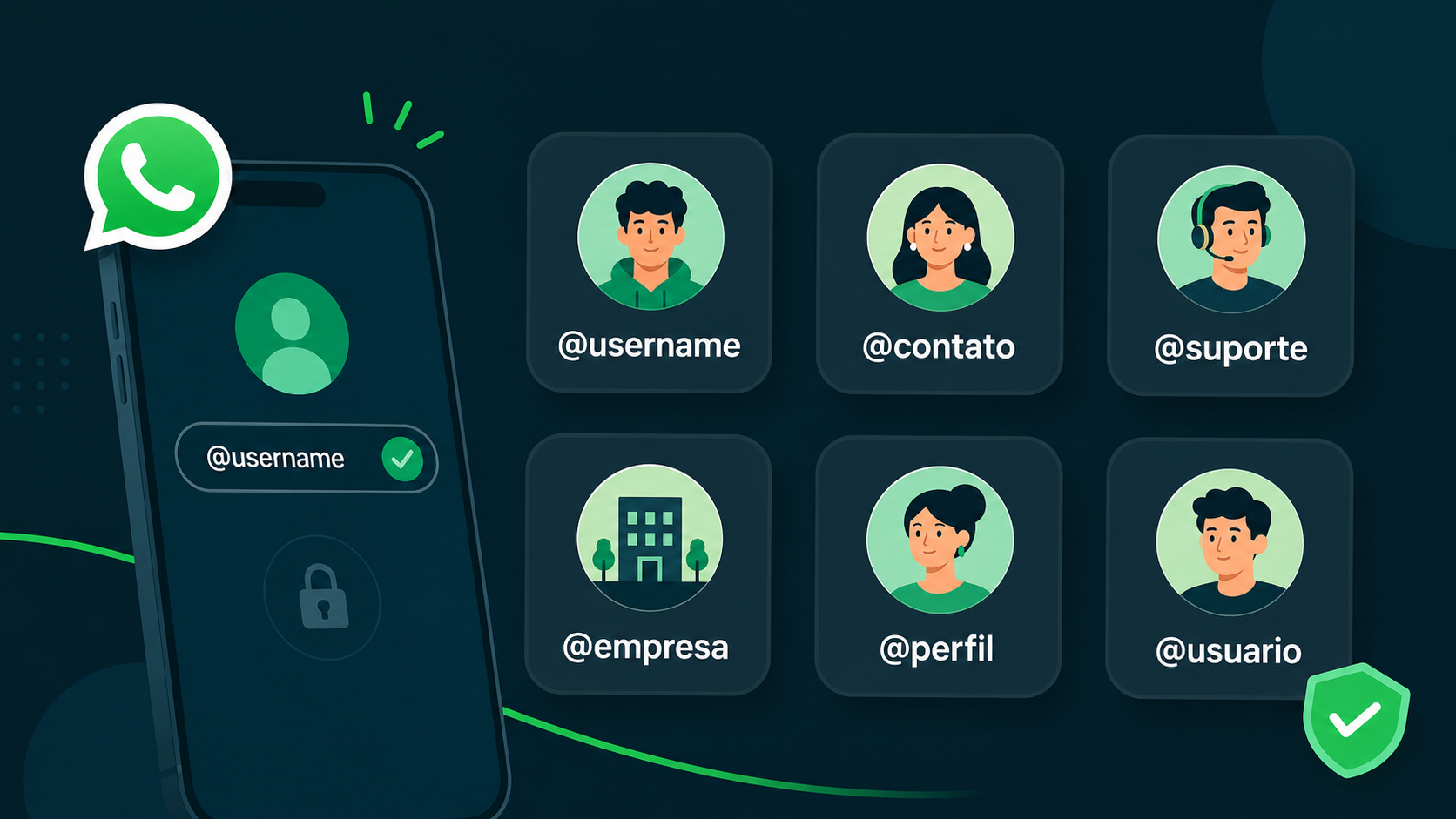 WhatsApp libera reserva de nomes de usuário no Brasil